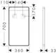 Hansgrohe-Xarita-Lite-Q-Spiegel-mit-horizontaler-LED-Beleuchtung-360-30-Wandschalter-Mattschwarz-54955670 gallery number 1